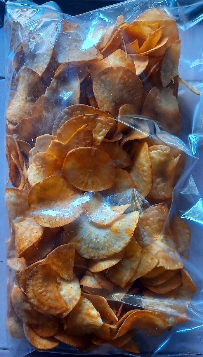 TAPIOCA CHIPS MASALA THIN VERY CRISPY AND CRUNCHY